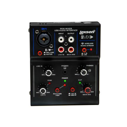 Mixer Lexsen Gomix 1 Canal C/Interface/BT USB