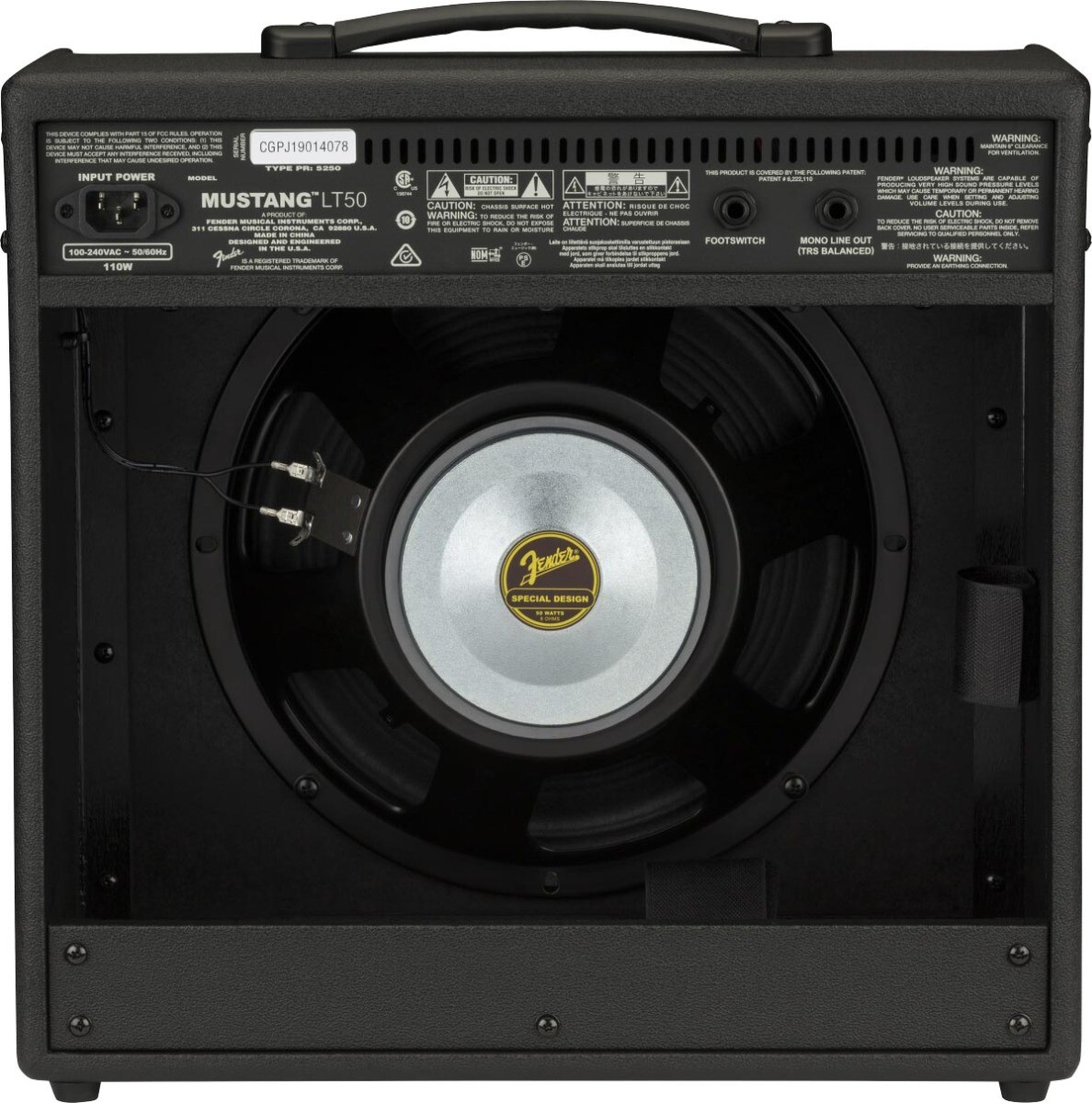 Amplificador Fender Combo Mustang LT50 1X12 2311200000