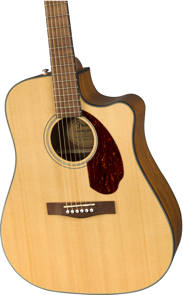 Violão Fender CD-140 SCE Dreadnought Cutaway C/Case 0970213321 Natural