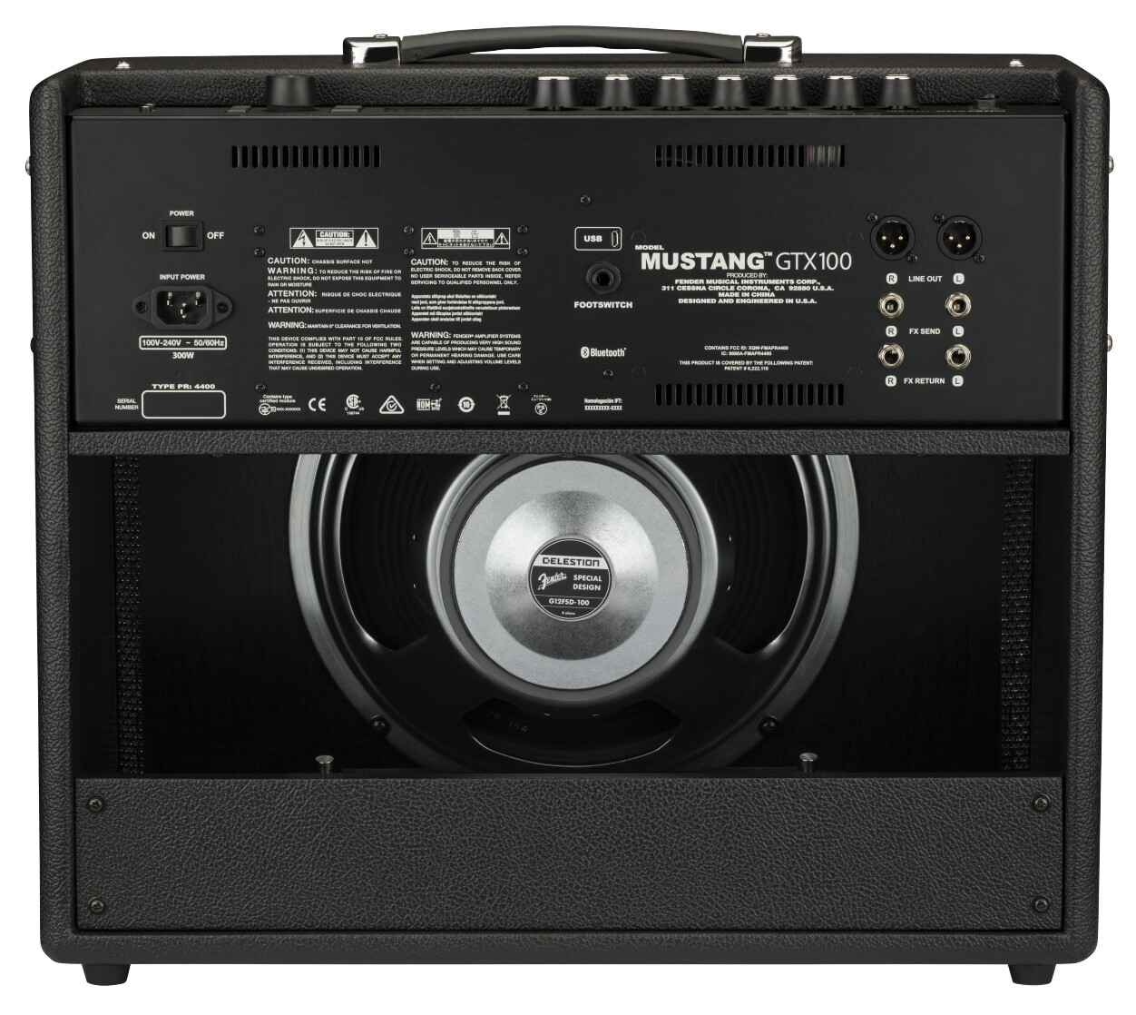 Amplificador Fender Combo Mustang Gtx100