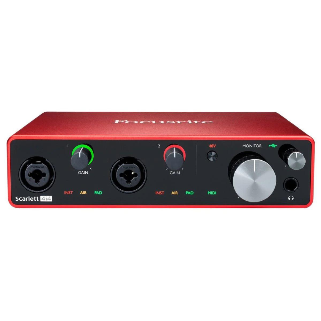 Interface Focusrite Scarlett 4i4 3a Geração