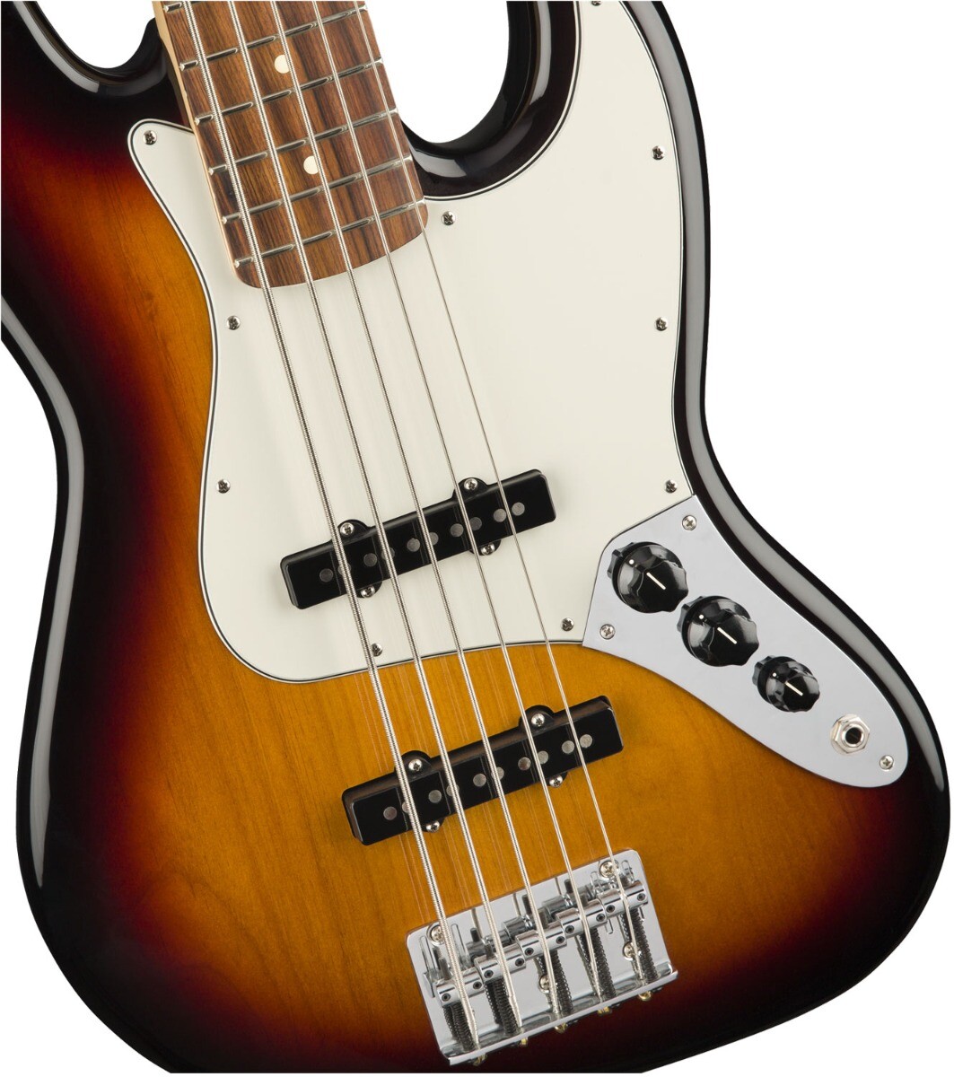 Contra Baixo Fender Player Jazz Bass V PF 3 Color Sunburst 0149953500
