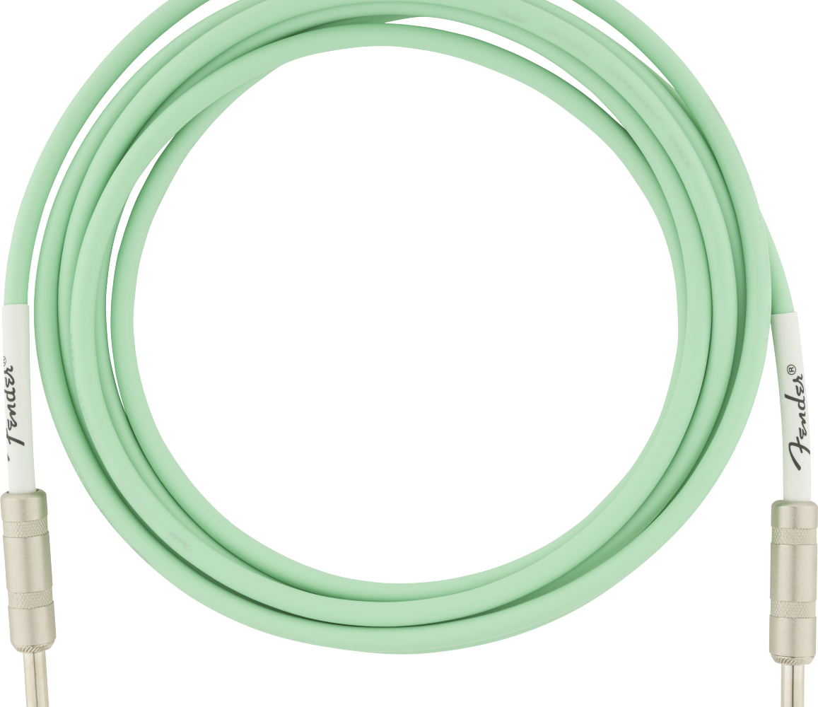 Cabo Fender Original 10 Series Instrument Cables Surf Green