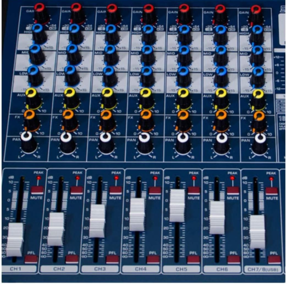 Mixer Lexsen LMX8USB -8 Canais