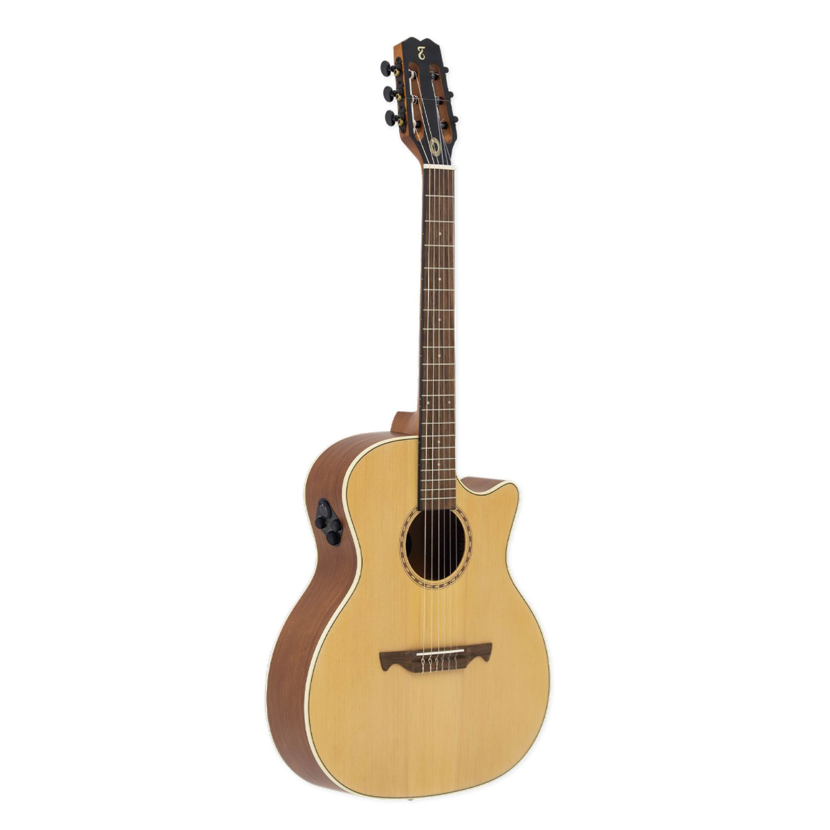 Violao Tagima Echos Medium Jumbo EQ Nylon Open Pore Natural