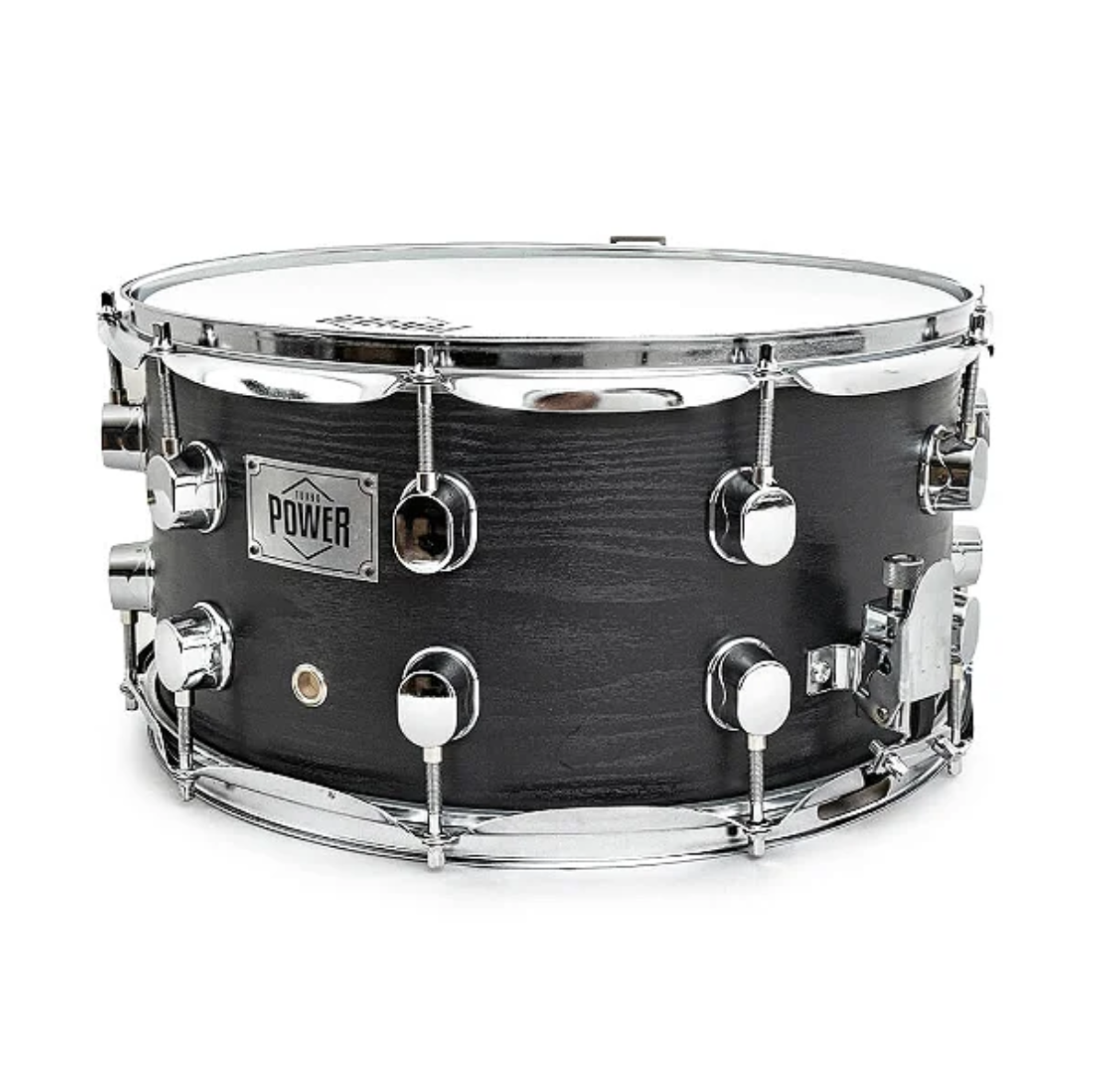 Caixa Bateria Turbo Power Snare147-BKWOOD 14X7 Madeira Preta