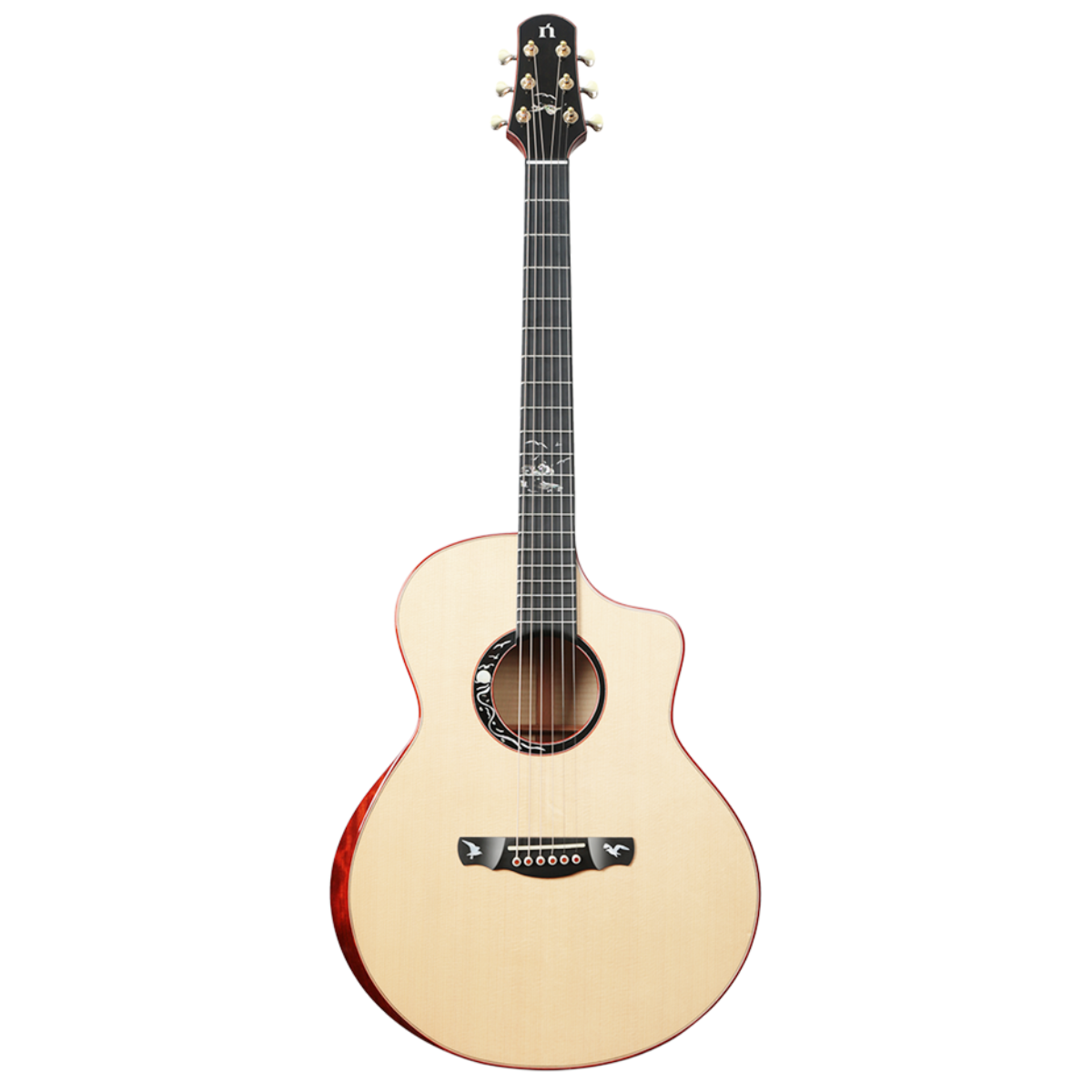 Violão Eletrico Natasha JC38 +A2G Pickup Natural