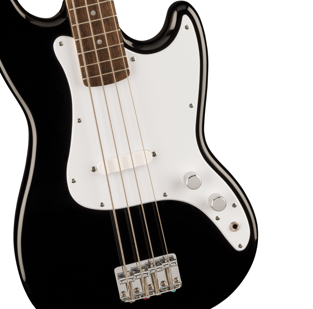 Contra Baixo Fender Squier Sonic Bronco Bass LRL WPG BLK-0373800506