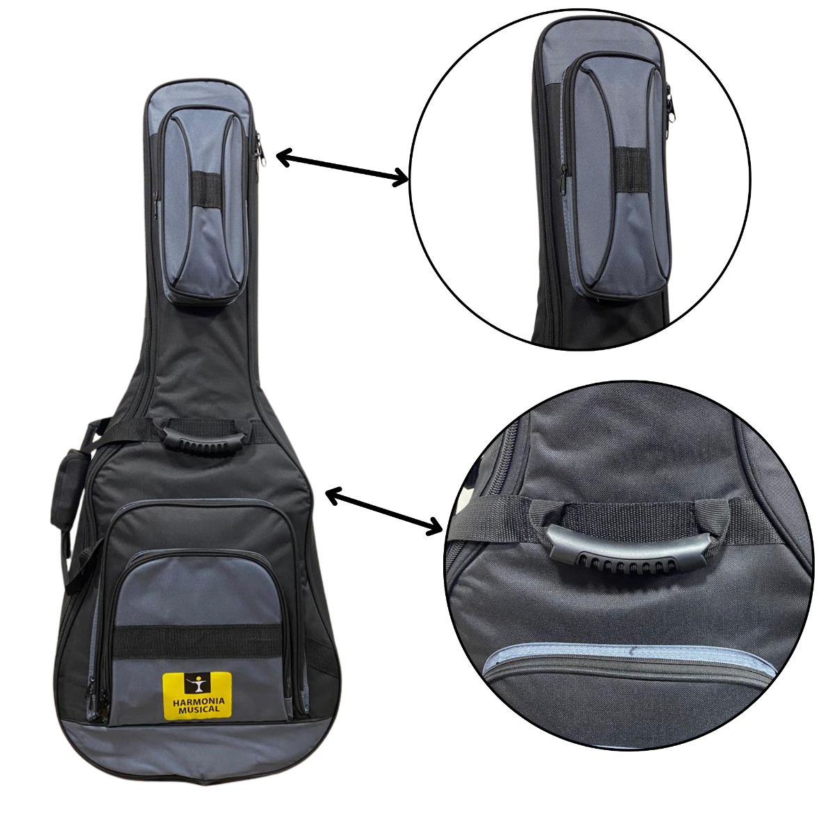 Capa Harmonia HDG-15BG 96 Para Violao Folk