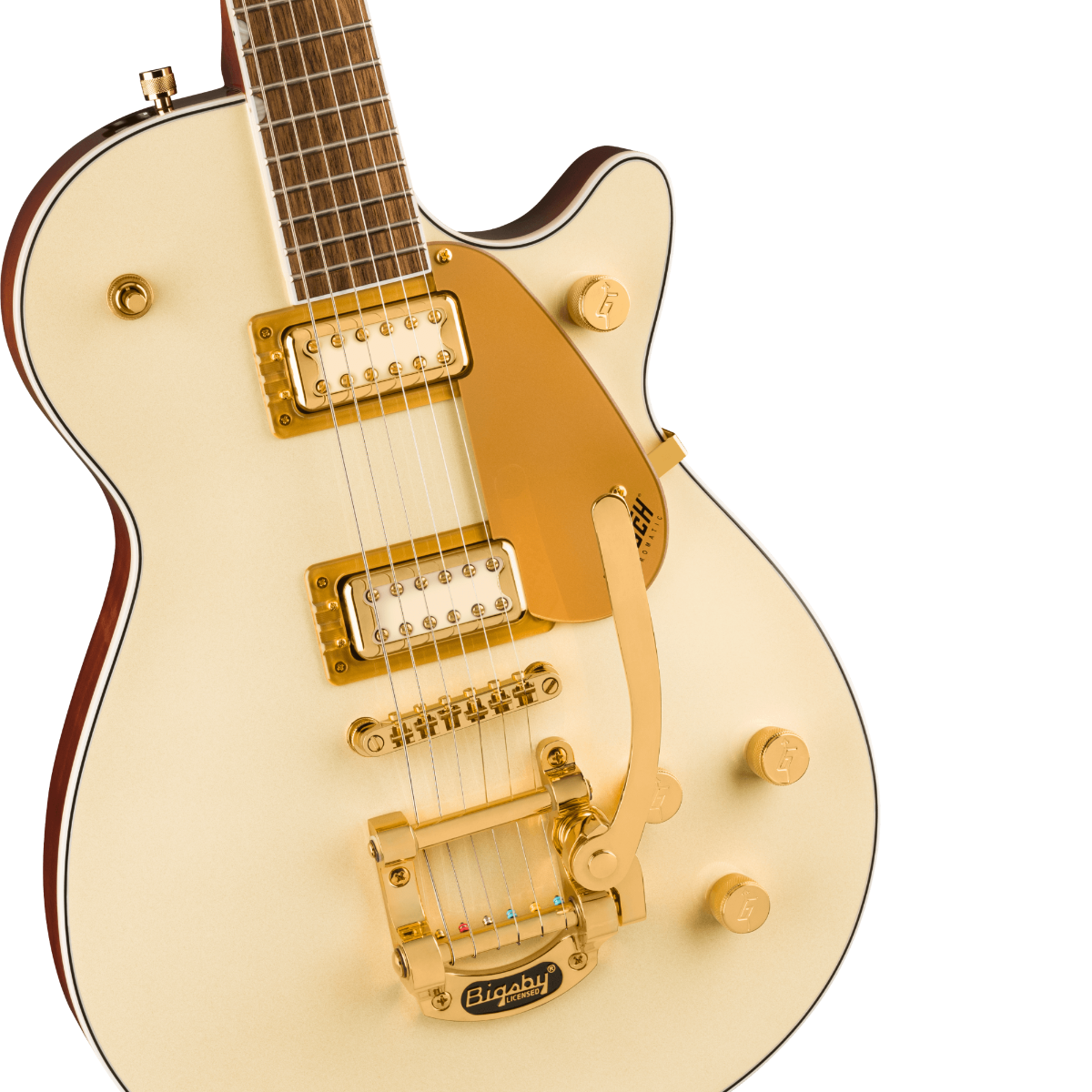 Guitarra Gretsch Electromatic Pristine LTD Jet Single-Cut with Bigsby , Laurel Fingerboard, 2507813574 White Gold