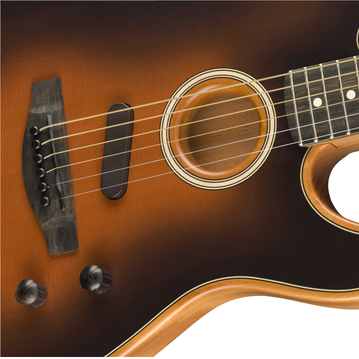 Violão Fender American Acoustasonic Telecaster, Ebony Fingerboard, Sunburst 0972013232