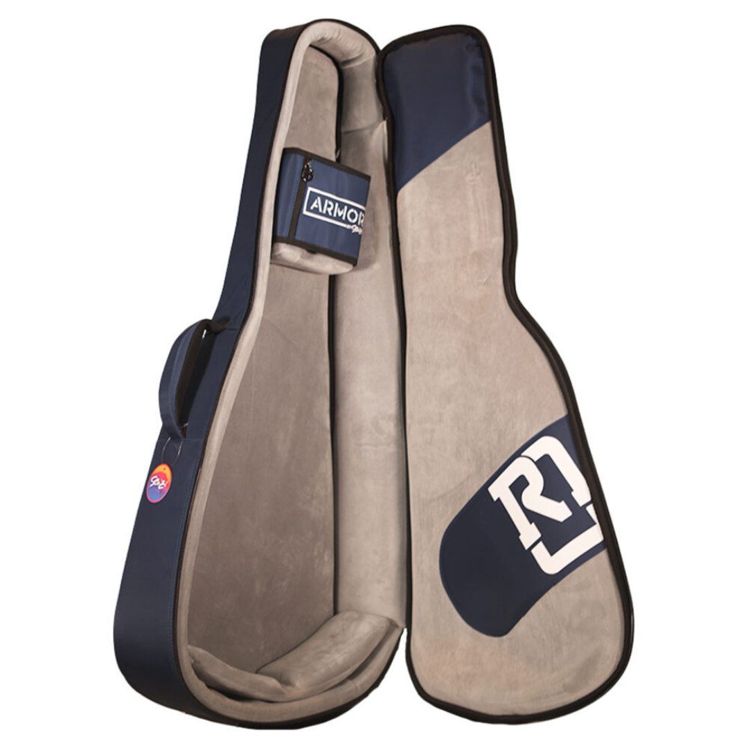 Estojo Seizi Armor Ultra 3 Acoustic Para Violao - Azul