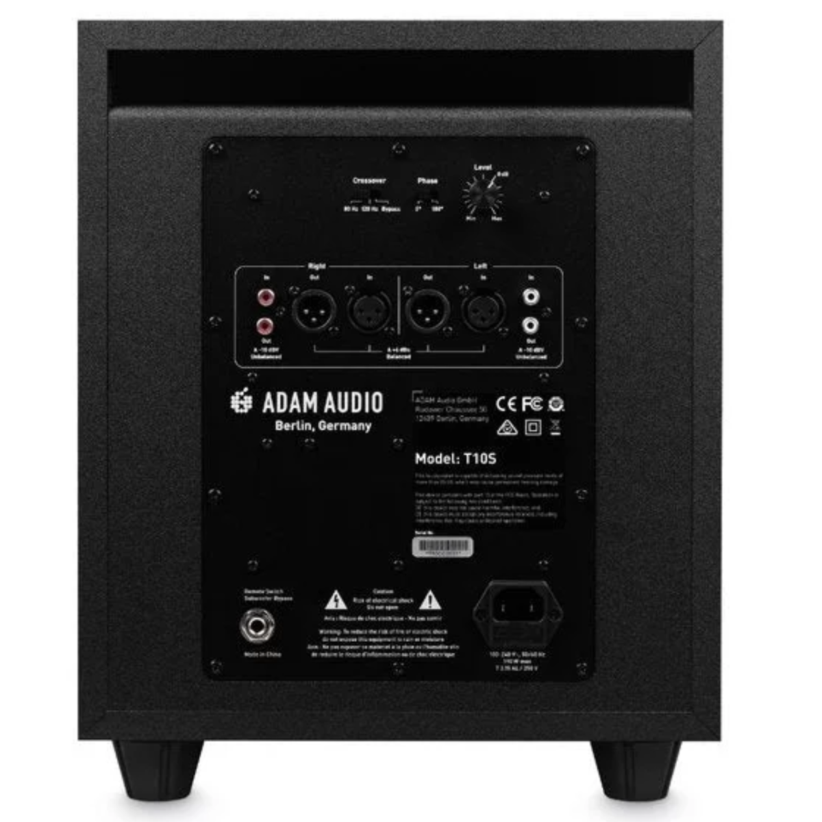 Monitor Adam Audio T10S Subwoofer Ativo (Unidade)