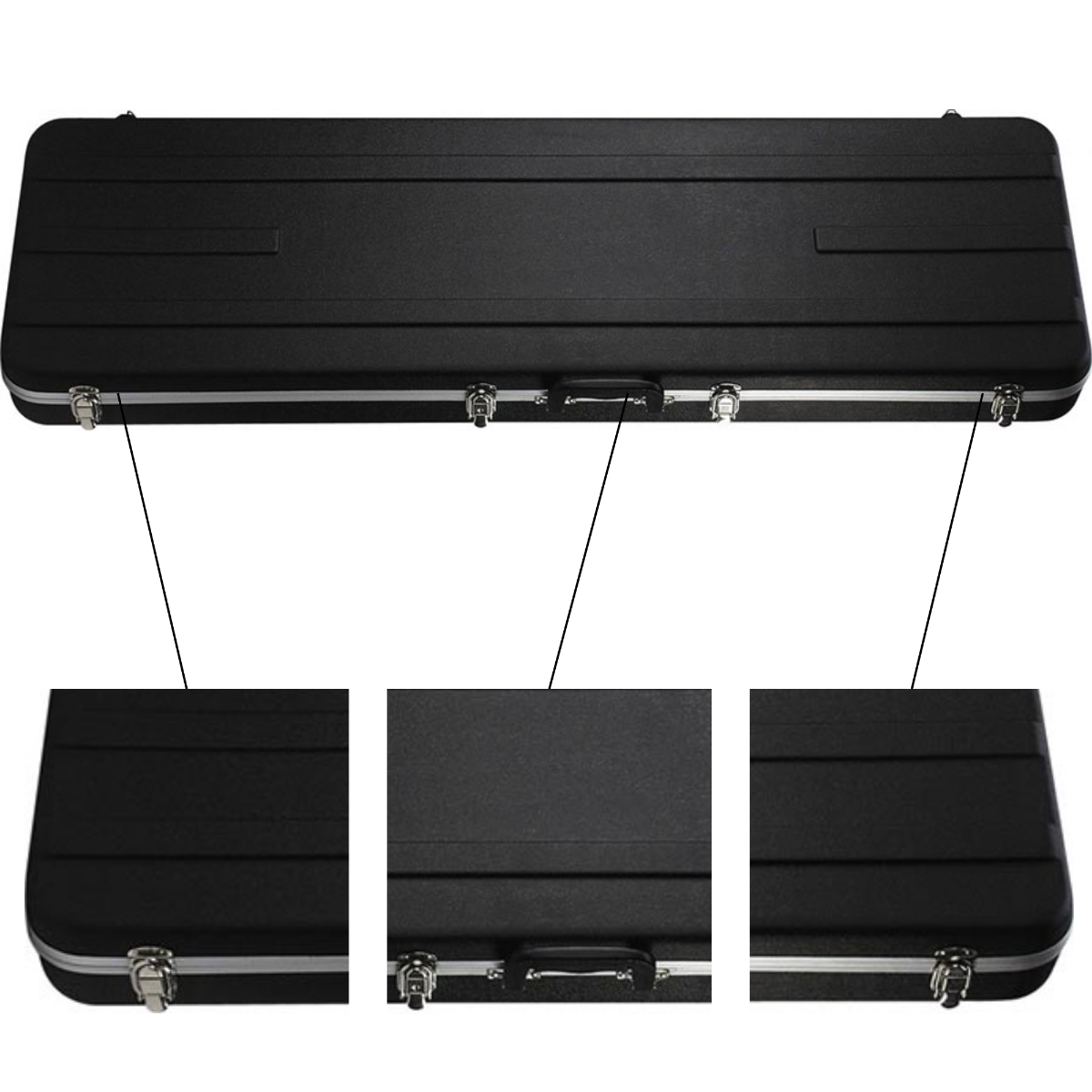 Estojo Stagg Hard Case Para Contra-Baixo ABS-RB 2 10880162