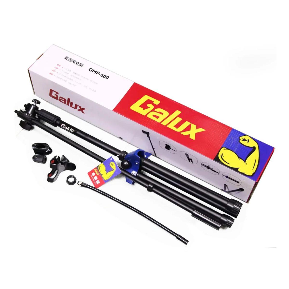 Pedestal Galux GMP-600 Para Microfone Standmic Stand