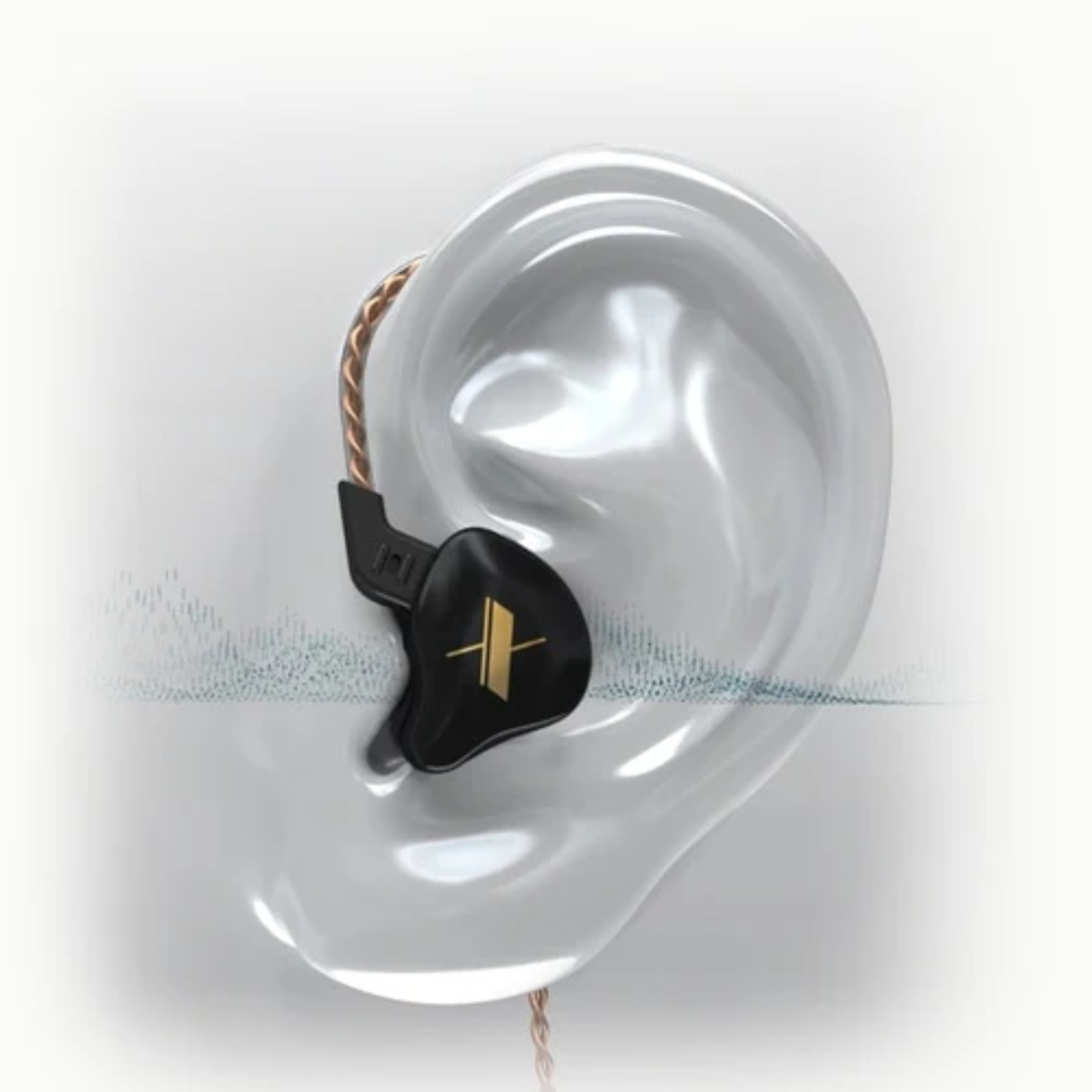 Fone KZ EDX Transparent Gray