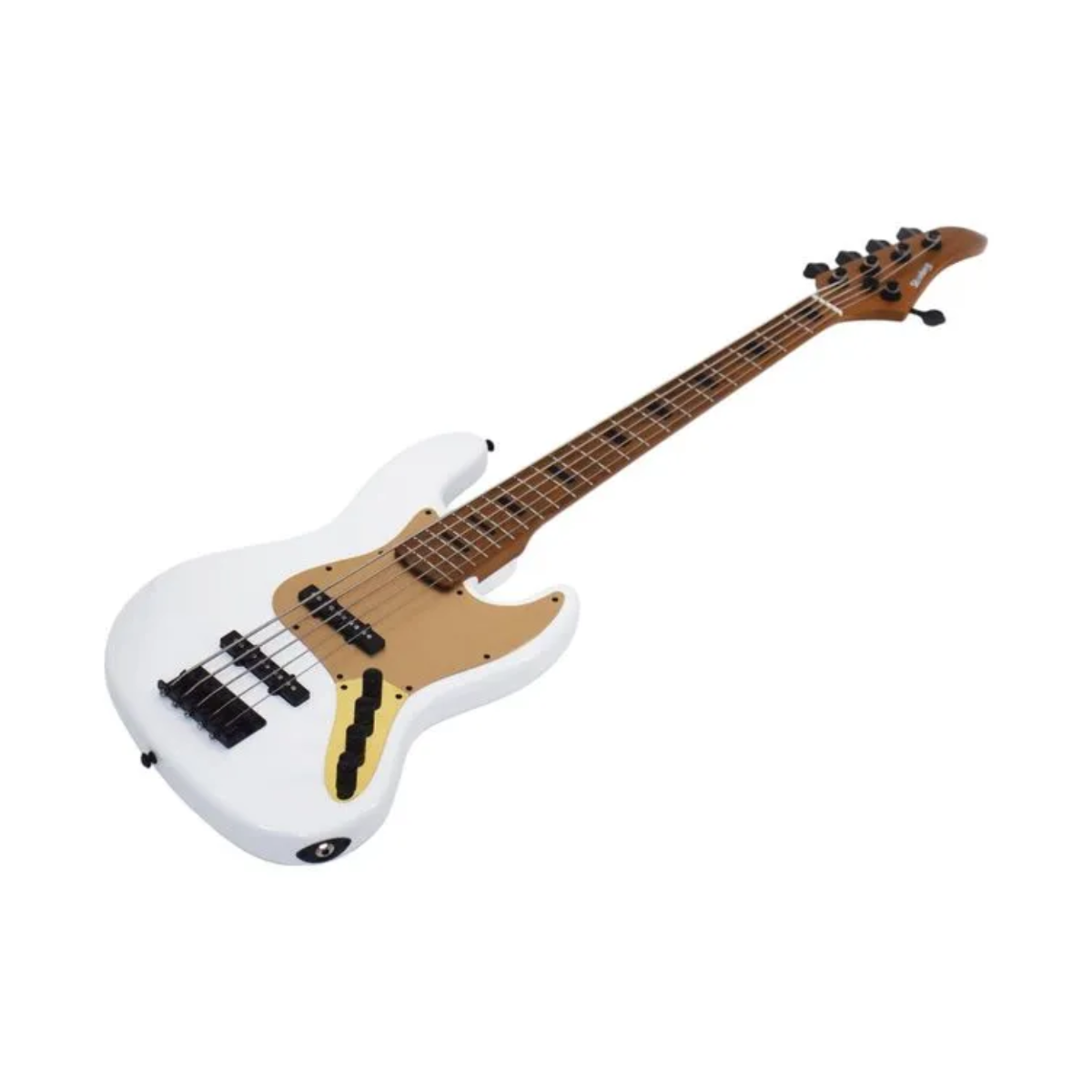Contra Baixo Strinberg JBS-155 Pearl White 5 Cordas Signature Aninha Deleones