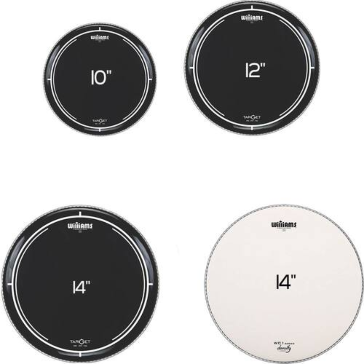 Kit Pele Williams Target WB2 10+12+14+WC1 14"