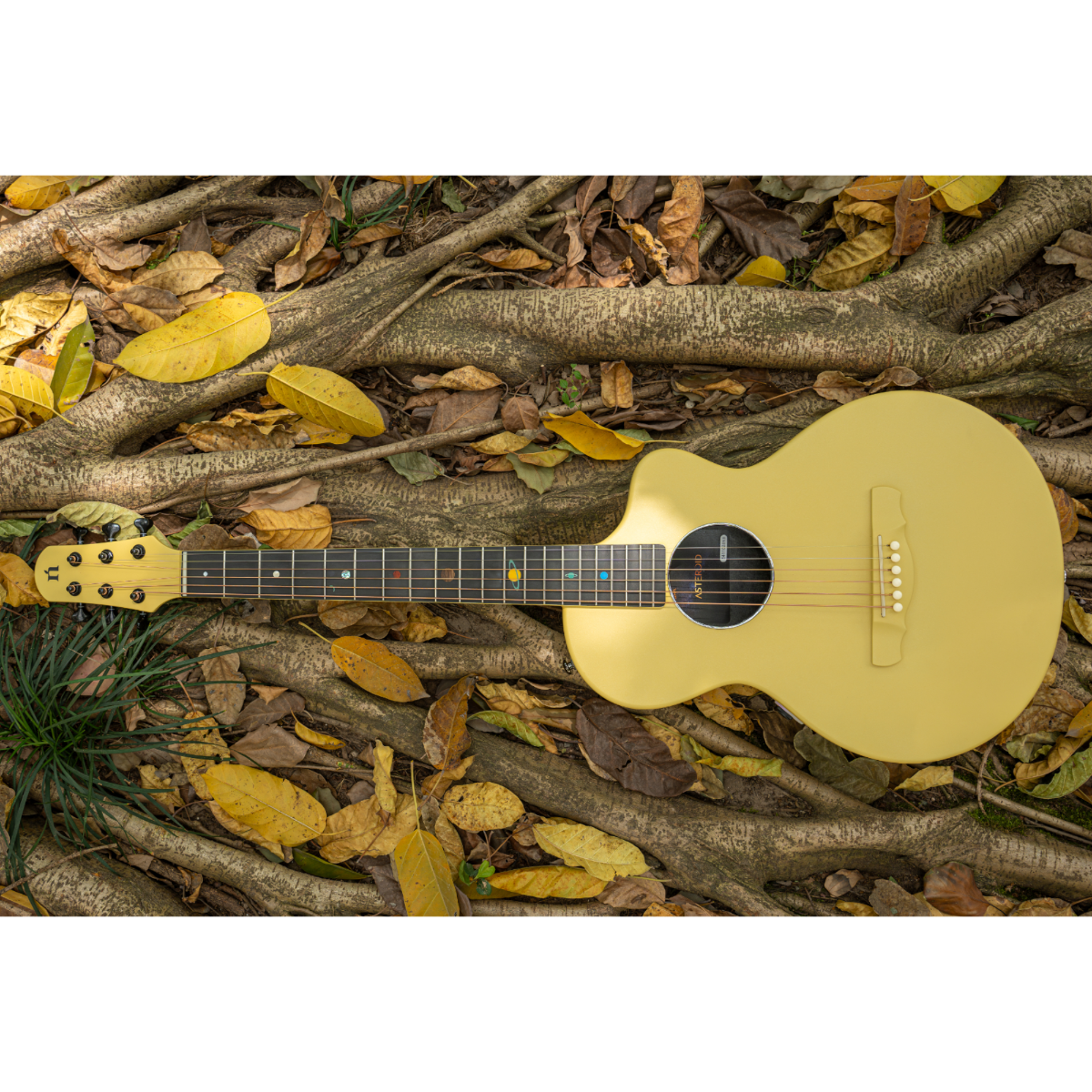 Violão Natasha Asteroid +NSX Smart- elétrico Com Efeitos e App Glaze Gold