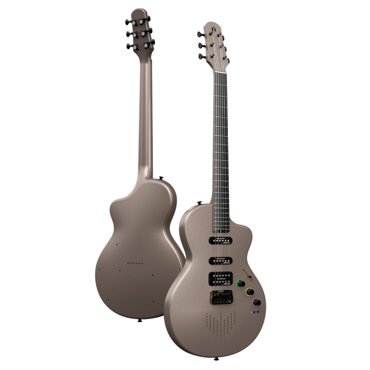 Guitarra Natasha Nébula Smart App Latte