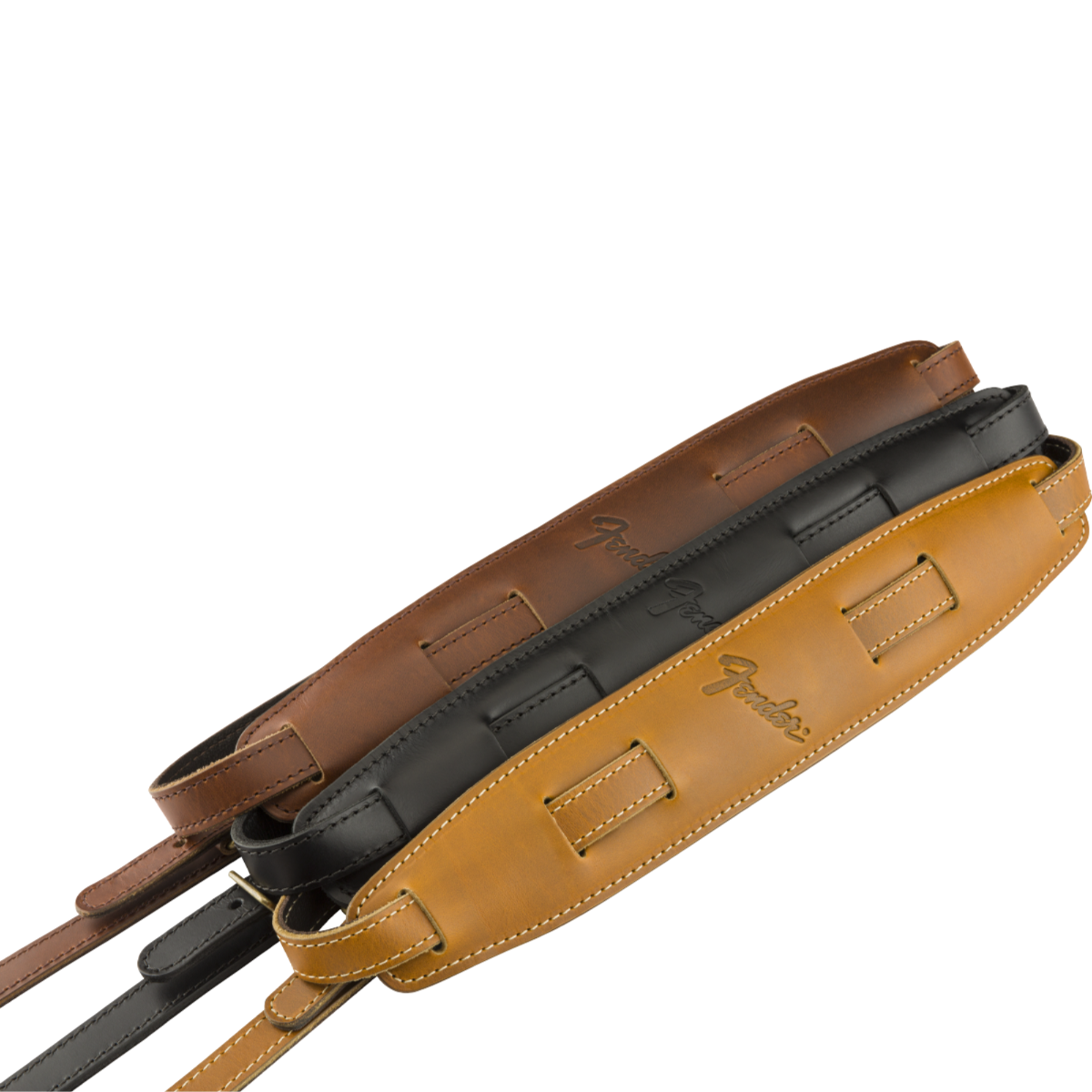 Correia Fender Mustang™ Saddle Strap Standard 0990689021 Cognac 2.25"