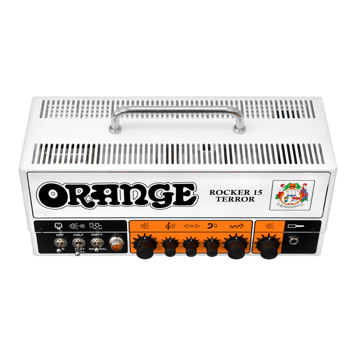 Amplificador Orange Cabeçote Guitar Rocker 15 Terror Orange