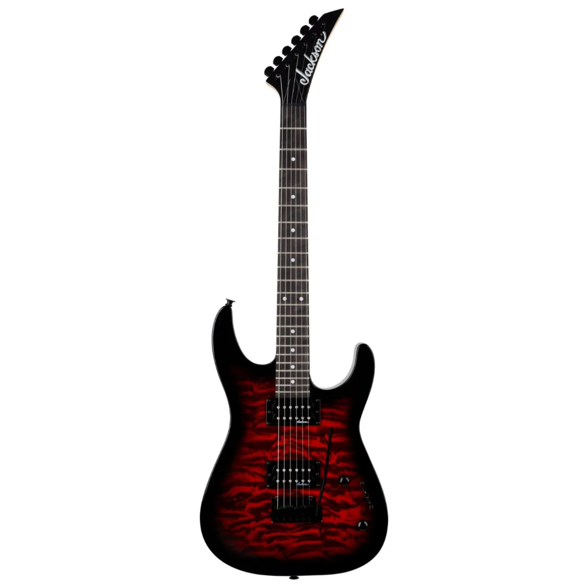Guitarra Jackson JS11Q 2910121546 Transparente Red
