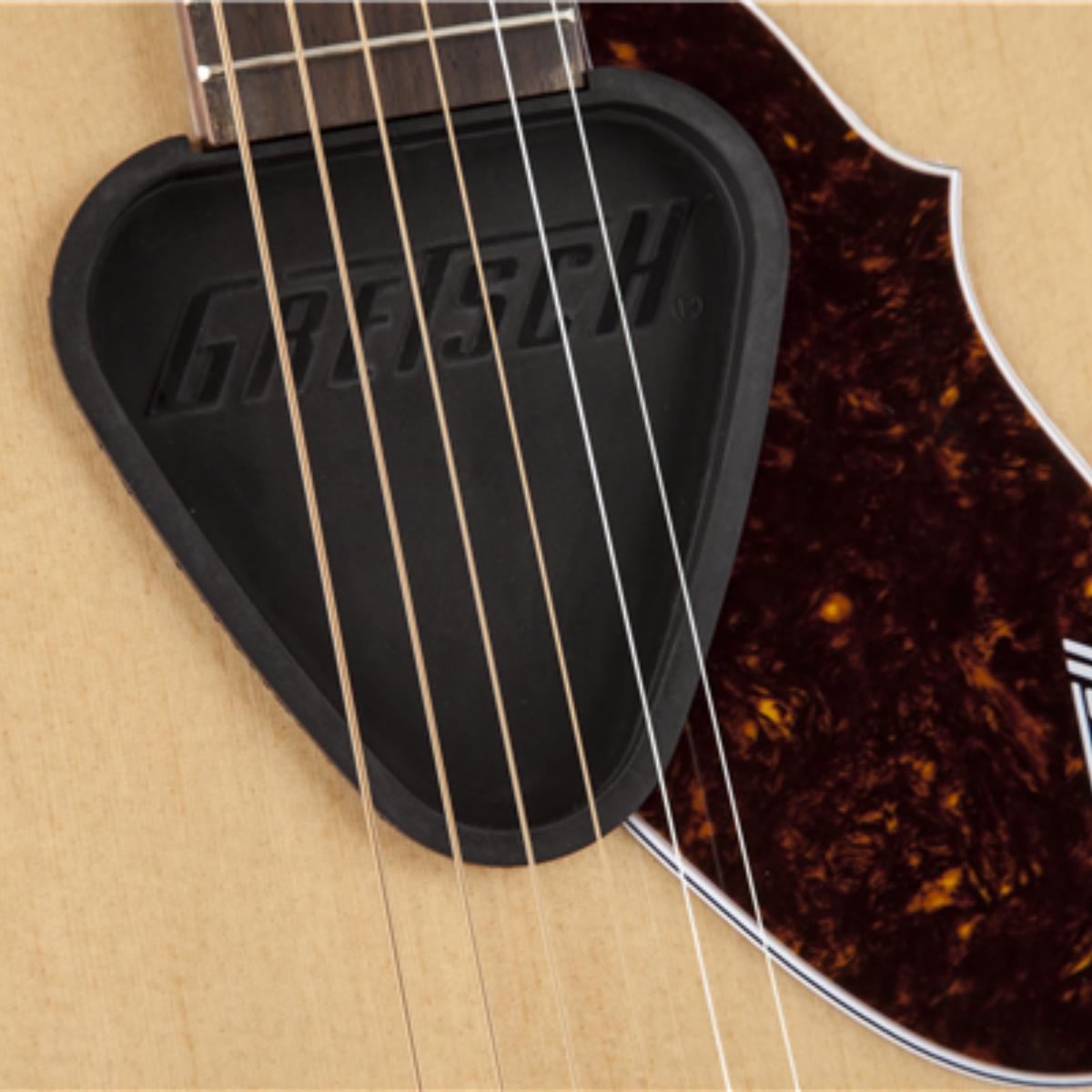 Feedback Gretsch Rancher Acústico Para Violão Soundhole Cover Black 9221050000