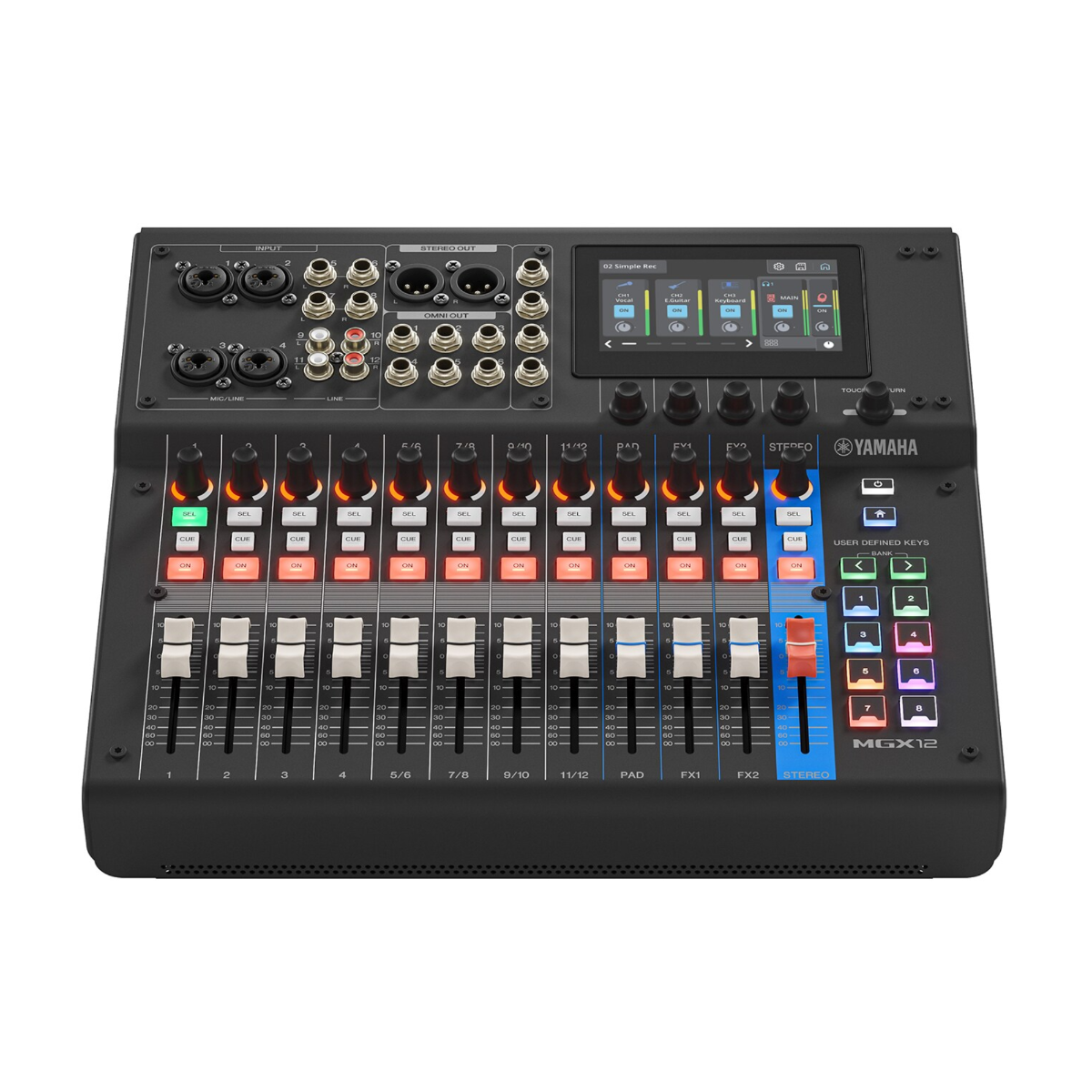 Mixer Yamaha MGX12 Black VHY9120