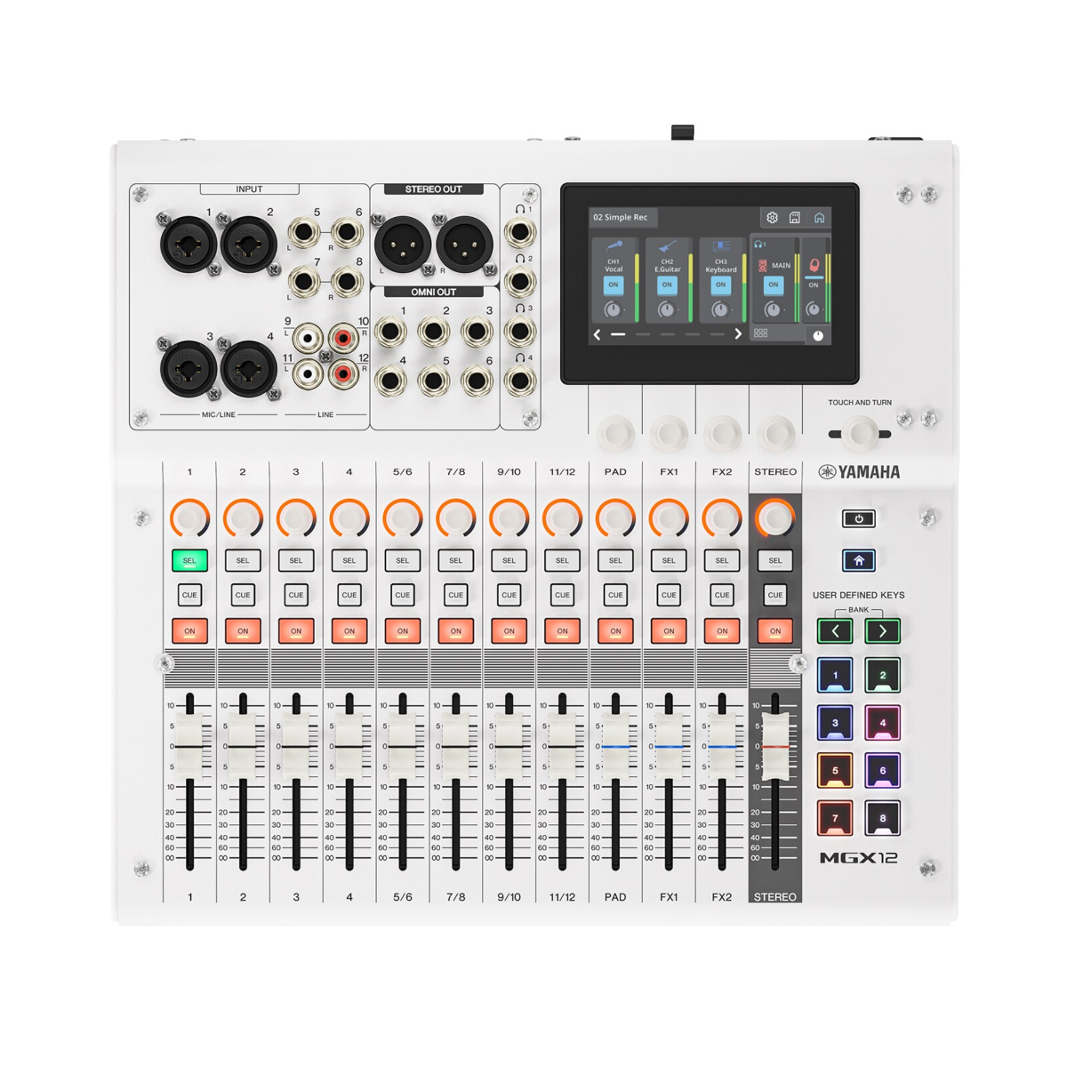 Mixer Yamaha MGX12 VHY9210 White