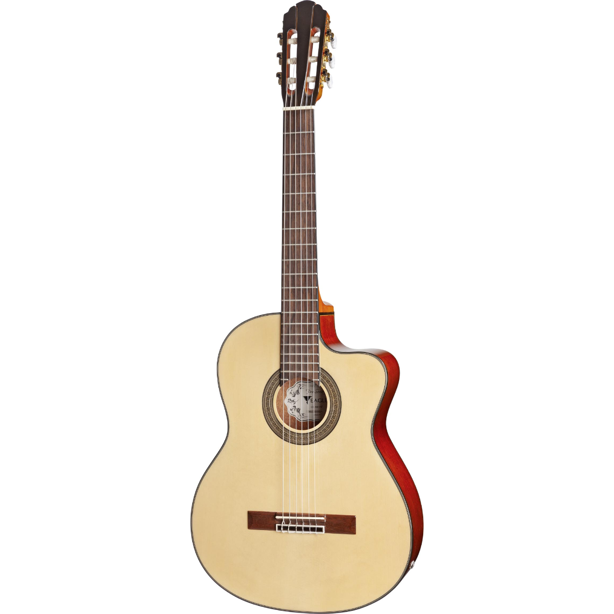 Violão Nylon Eagle CH 800 Classico Cutway Ativo Natural