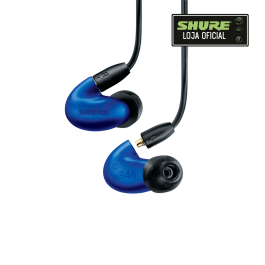 イヤホン SHURE SE846-BLU+BT2-A Fone Shure SE846 Intra-Auriculares Azul