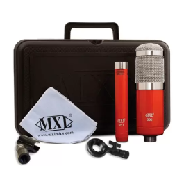 Microfone MXL Kit 550/551 Red Com Dois com Estojo