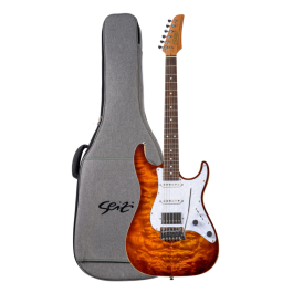 Guitarra Seizi Katana Musashi Plus HSS RW – Bourbon Burst 10360655