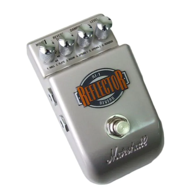 ギター Marshall RF-1 Reflector Reverb Pedal Para Guitarra Marshall RF-1 Reflector Reverb - Musica Center