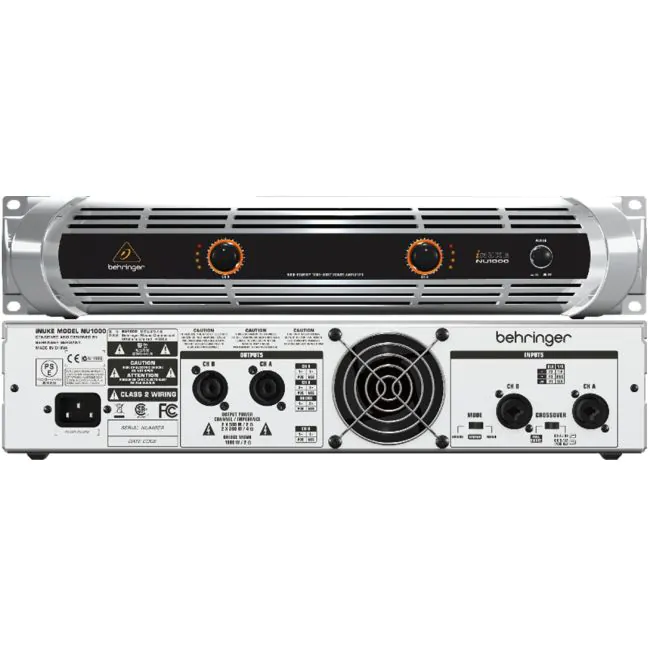 Behringer パワーアンプ iNUKE NU1000 Amplificador Behringer NU1000