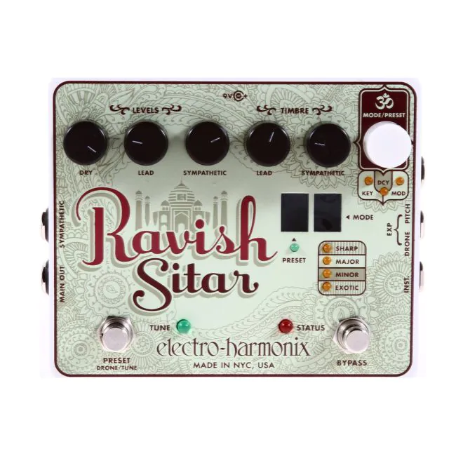 【最終値下】electro-harmonix Ravish Sitar Amazon.com: Electro-Harmonix Ravish Sitar Emulator Pedal