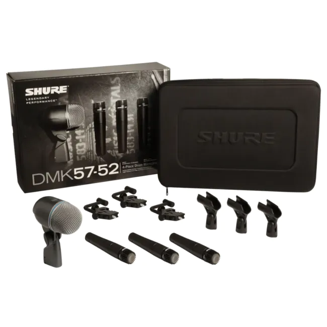 SHURE DMK57-52 ドラム用マイク SM57 BETA52 A56D Microfones Shure DMK57-52 Kit de microfones para bateria