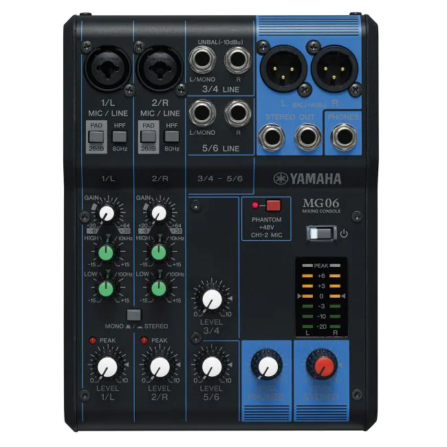 Yamaha ミキサー　MG06 Mixer Yamaha MG06
