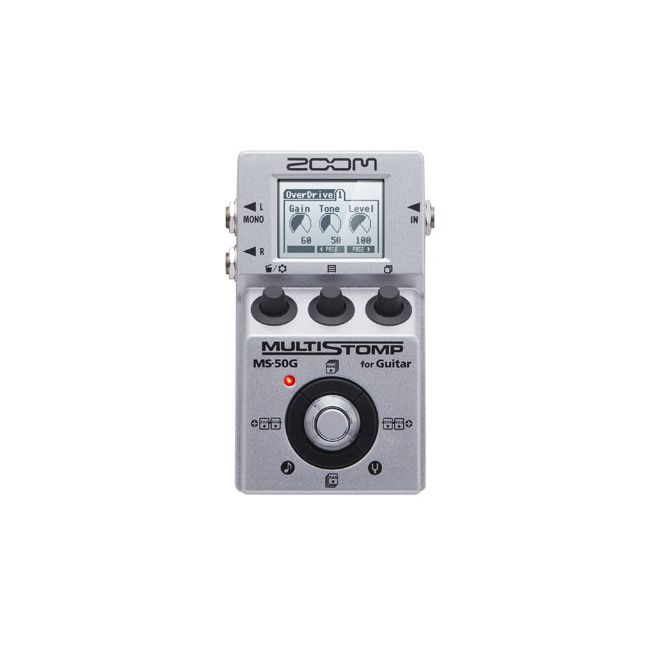ギター ZOOM MULTISTOMP MS-50G Zoom Pedal de efeitos de guitarra MultiStomp MS-50G, tamanho