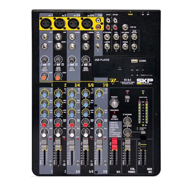Mixer Skp C/ Mp3 Vz-8.2