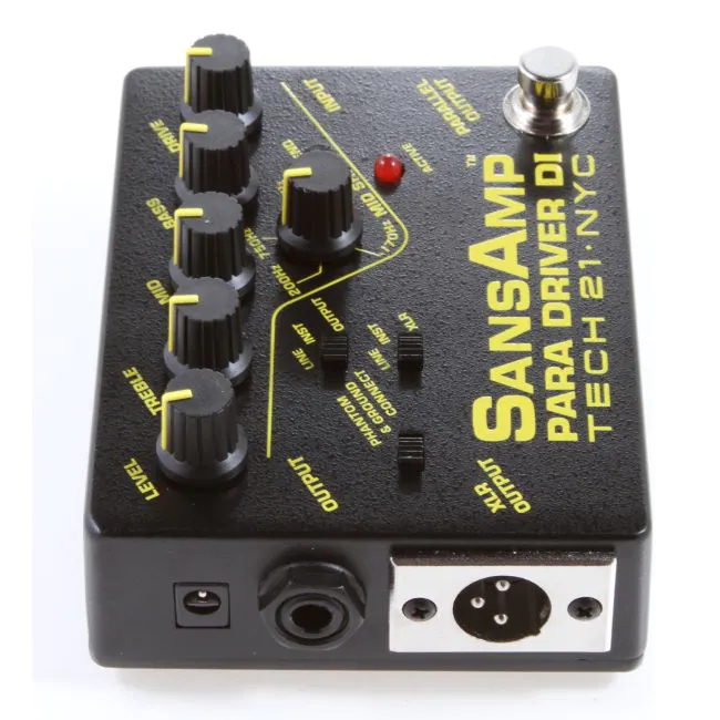 ほぼ新品 Tech 21 NYC SansAmp Para D DI Pedal Sansamp Tech 21 Para Driver DI