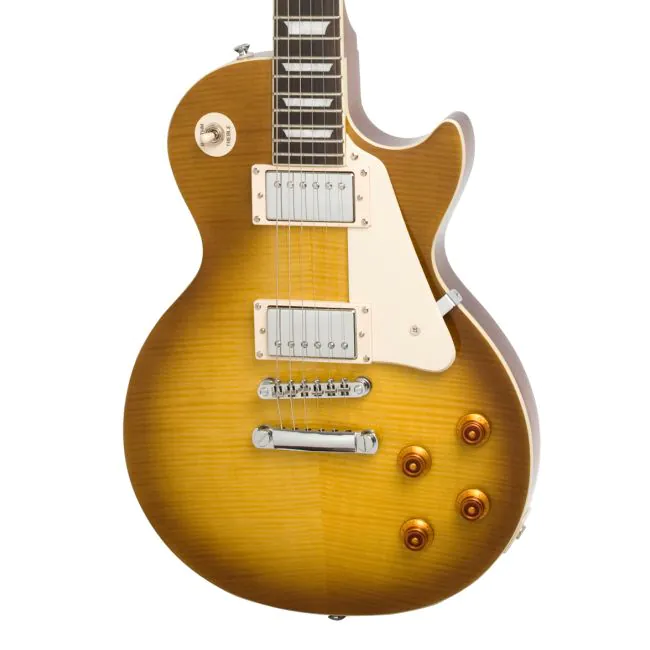 Epiphone Les Paul Standard ハニーバースト Guitarra Epiphone Les Paul Standard Plus Top Pro - Honey Burst