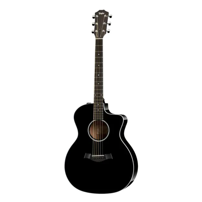 ギター Taylor214ce DLX BLACK ハードケース付き アコースティック