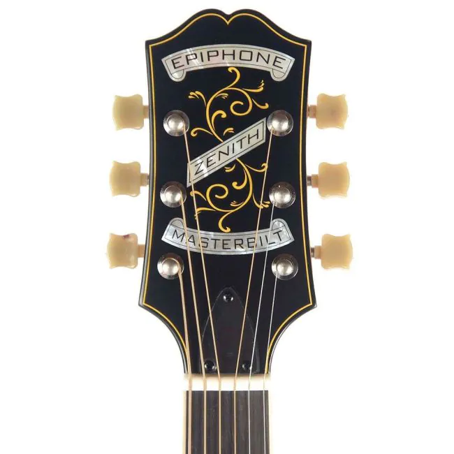 Epiphone Masterbilt Zenith カスタム品 Violão Epiphone Masterbilt Zenith Classic F-hole Vintage Natural