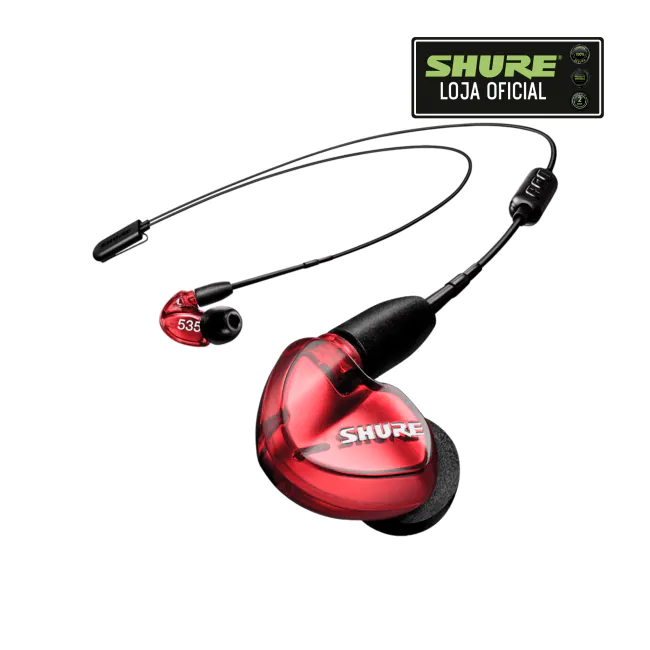 SHURE SE535スペシャルエディションZEPHONE Red Condor Fone Shure SE-535-CL Transparente