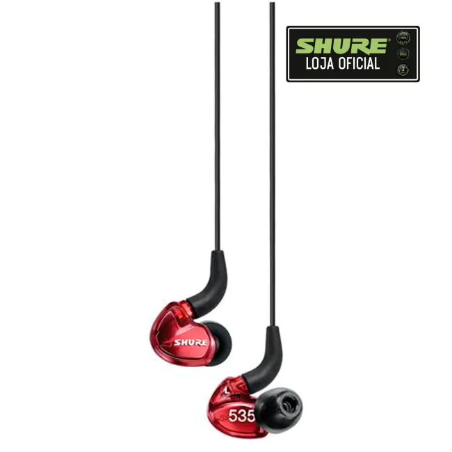 Fone Shure SE-535-CL Transparente