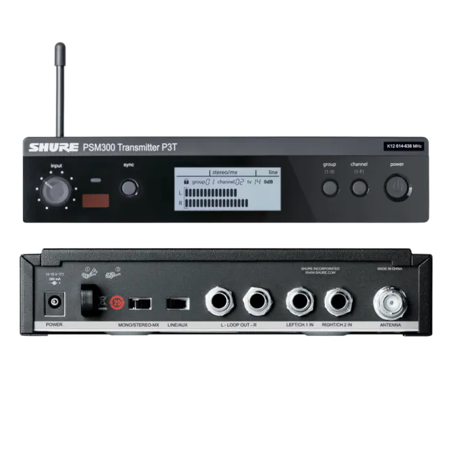 Monitor Shure PSM300 C/Fone Shure SE 215 P3TBRRA 215CL-J13