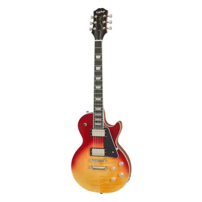 Epiphone Les Paul Gibsonオレンジグラデーション Guitarra Epiphone Les Paul Modern Figured Orange Magma Fade