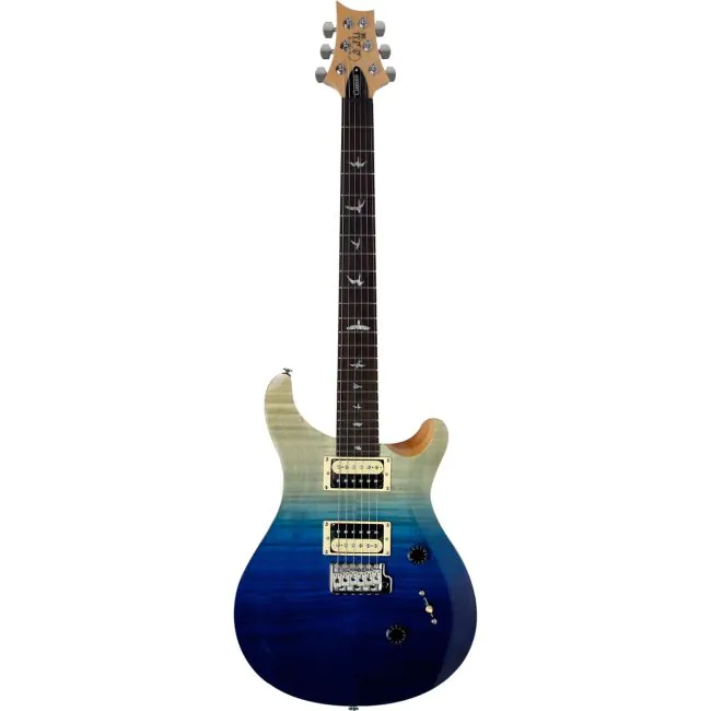 Guitarra PRS SE Custom 24 CU4QBF Quilted Top - Blue Fade